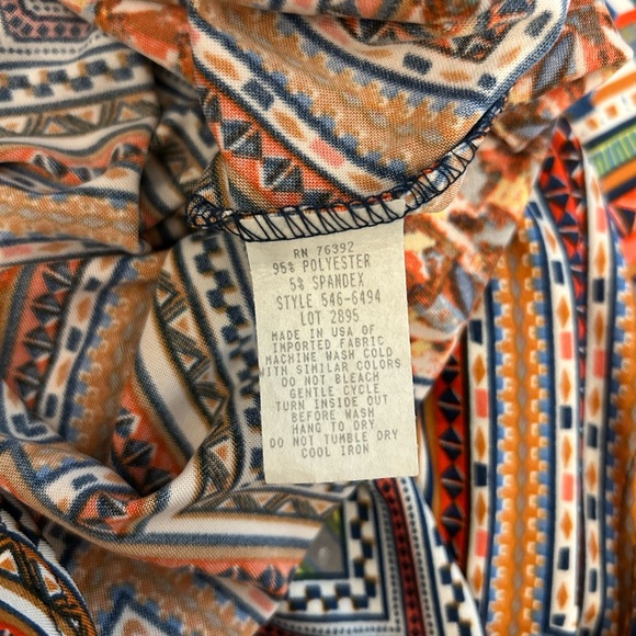 SNAP Colourful Open Back Maxi Dress, size L - Picture 5 of 5